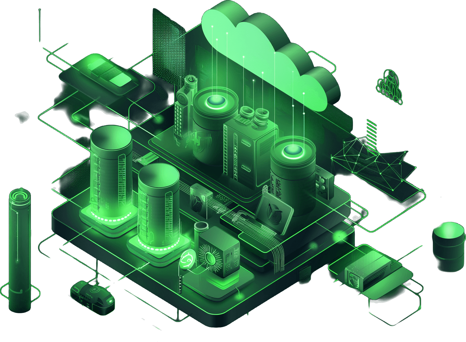 Cloud Infrastructure Illustration