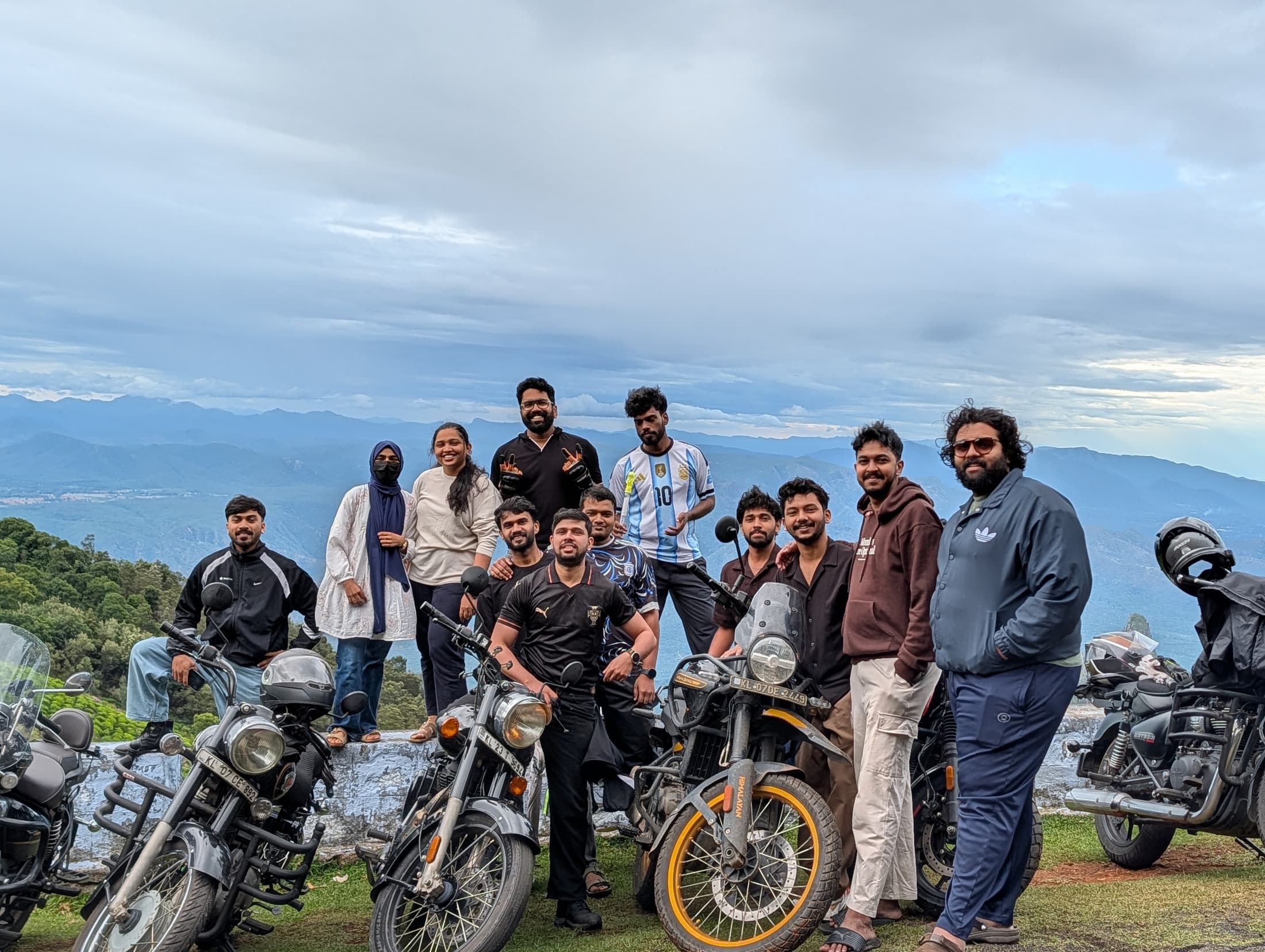 The team on a ride, June 2026